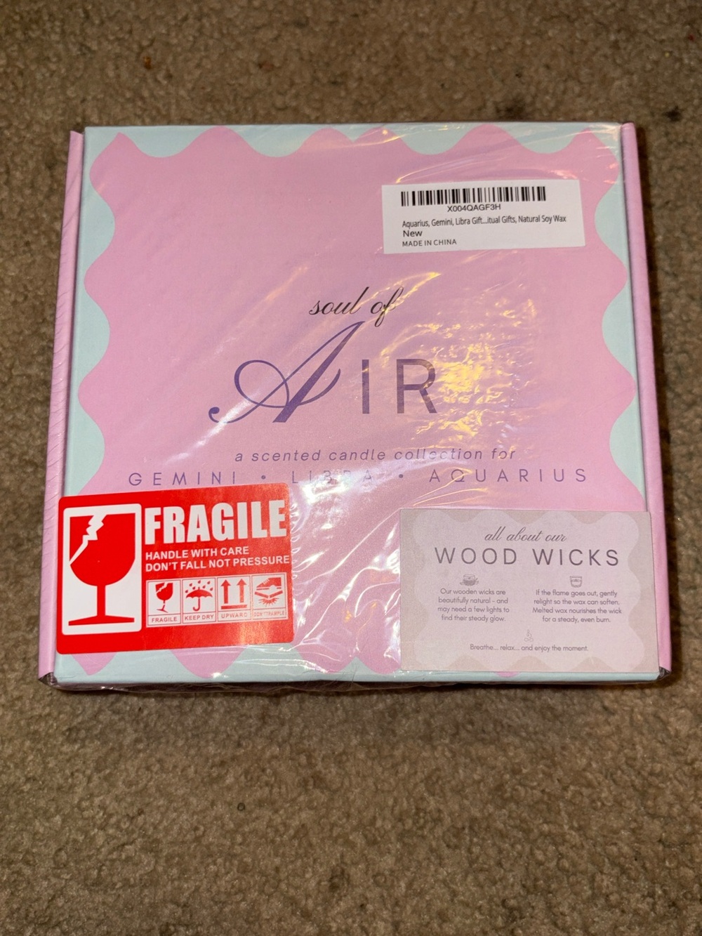 Soul of Air Scented Candle Collection - Pink Box